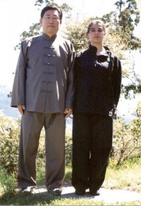 2005. Tai chi con el maestro Chen Xiao Wang.